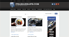 Desktop Screenshot of itsamanslife.com